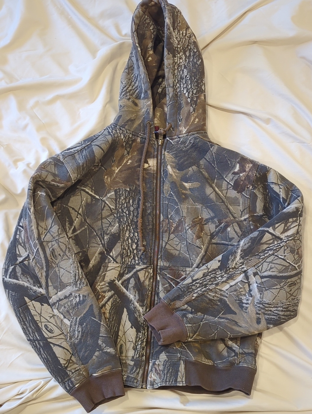 Men's Full-Zip Hooded Dryduck Jacket in Realtree Camo
